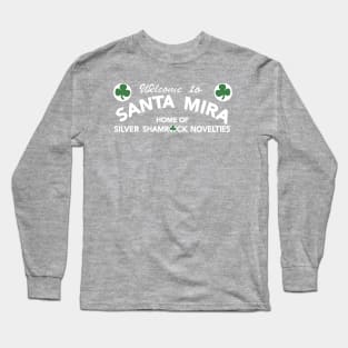 Santa Mira Silver Shamrock Novelties Long Sleeve T-Shirt